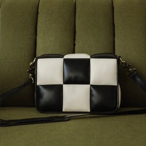 Brand New Kindly Camera Bag - The Cali - B&W checkered
